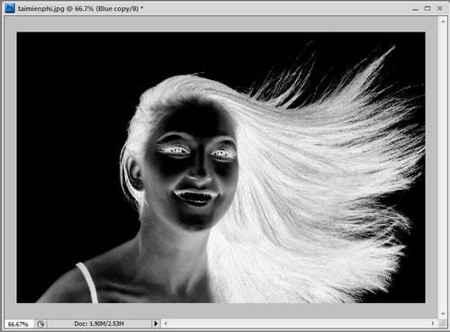 Hướng Dẫn Tách Tóc Trong Photoshop Bằng Channel