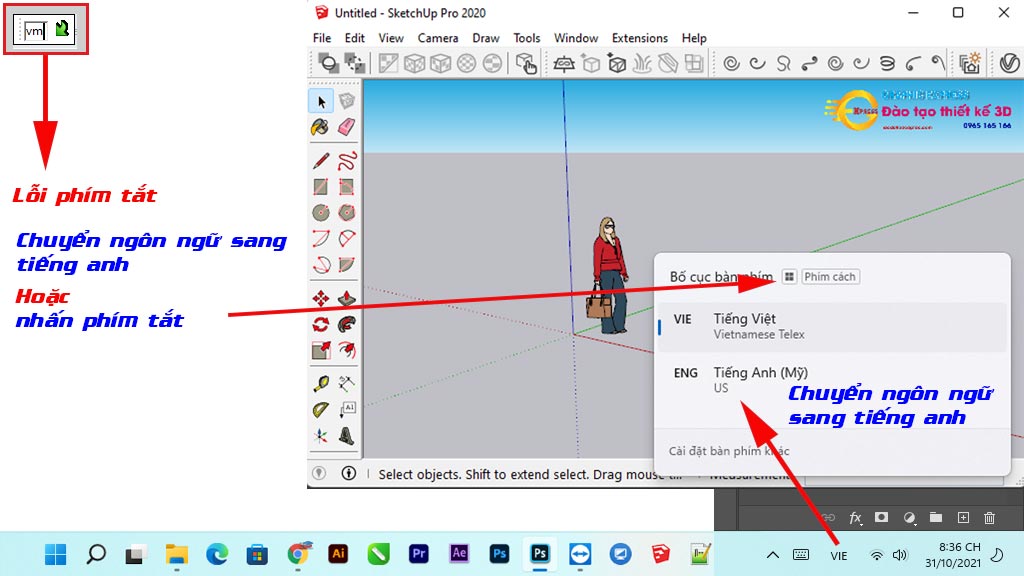 Tổng hợp những lỗi thường gặp trong Sketchup và cách khắc phục Tổng Hợp Những Lỗi Thường Gặp Trong Sketchup Và Cách Khắc Phục