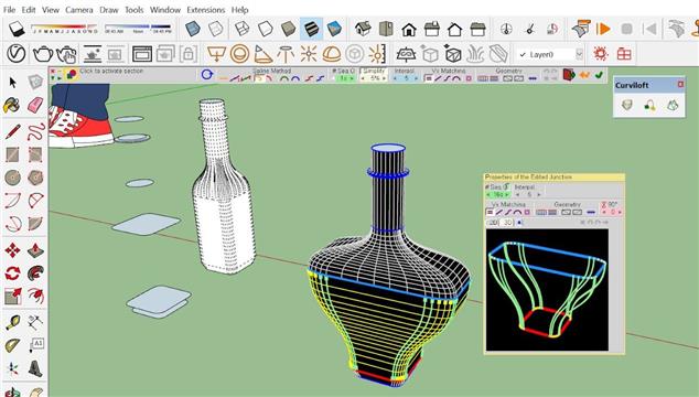 Hướng Dẫn Sử Dụng Plugin Curviloft Trong Sketchup