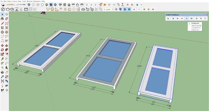 Hướng Dẫn Sử Dụng Plugin Fredo6 – Fredoscale Trong Sketchup