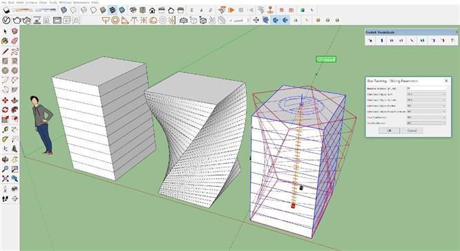 Hướng Dẫn Sử Dụng Plugin Fredo6 – Fredoscale Trong Sketchup