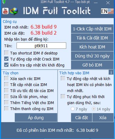 Download Idm Full Crack 2020 Khắc Phục Mọi Lỗi