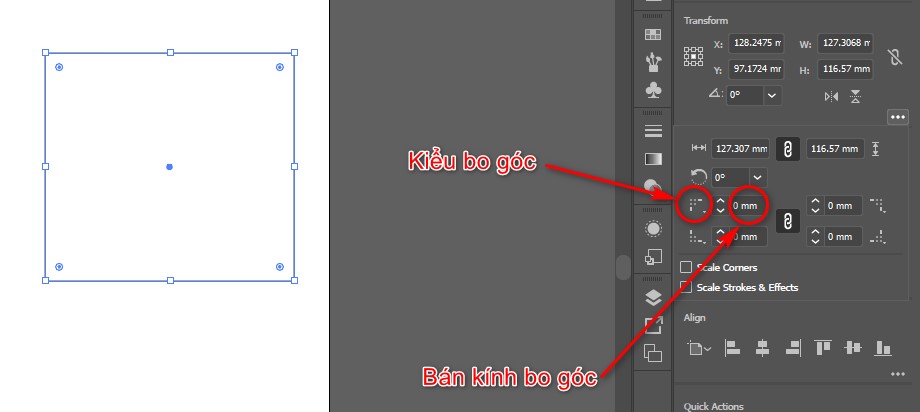 Cách Bo Góc Trong Ai Sử Dụng Cho Các Phiên Bản