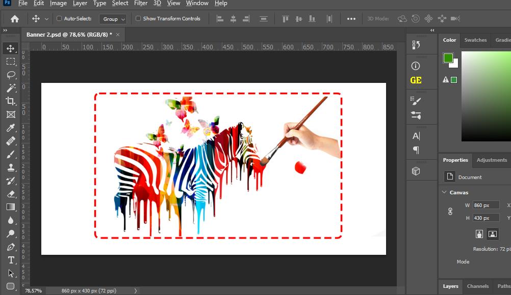 Cách vẽ nét đứt trong photoshop Cách Vẽ Nét Đứt Trong Photoshop