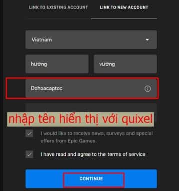 Hướng Dẫn Đăng Ký Tài Khoản Quixel