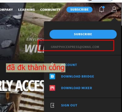 Hướng Dẫn Đăng Ký Tài Khoản Quixel