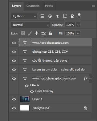 Tổng Hợp Những Lỗi Thường Gặp Trong Photoshop
