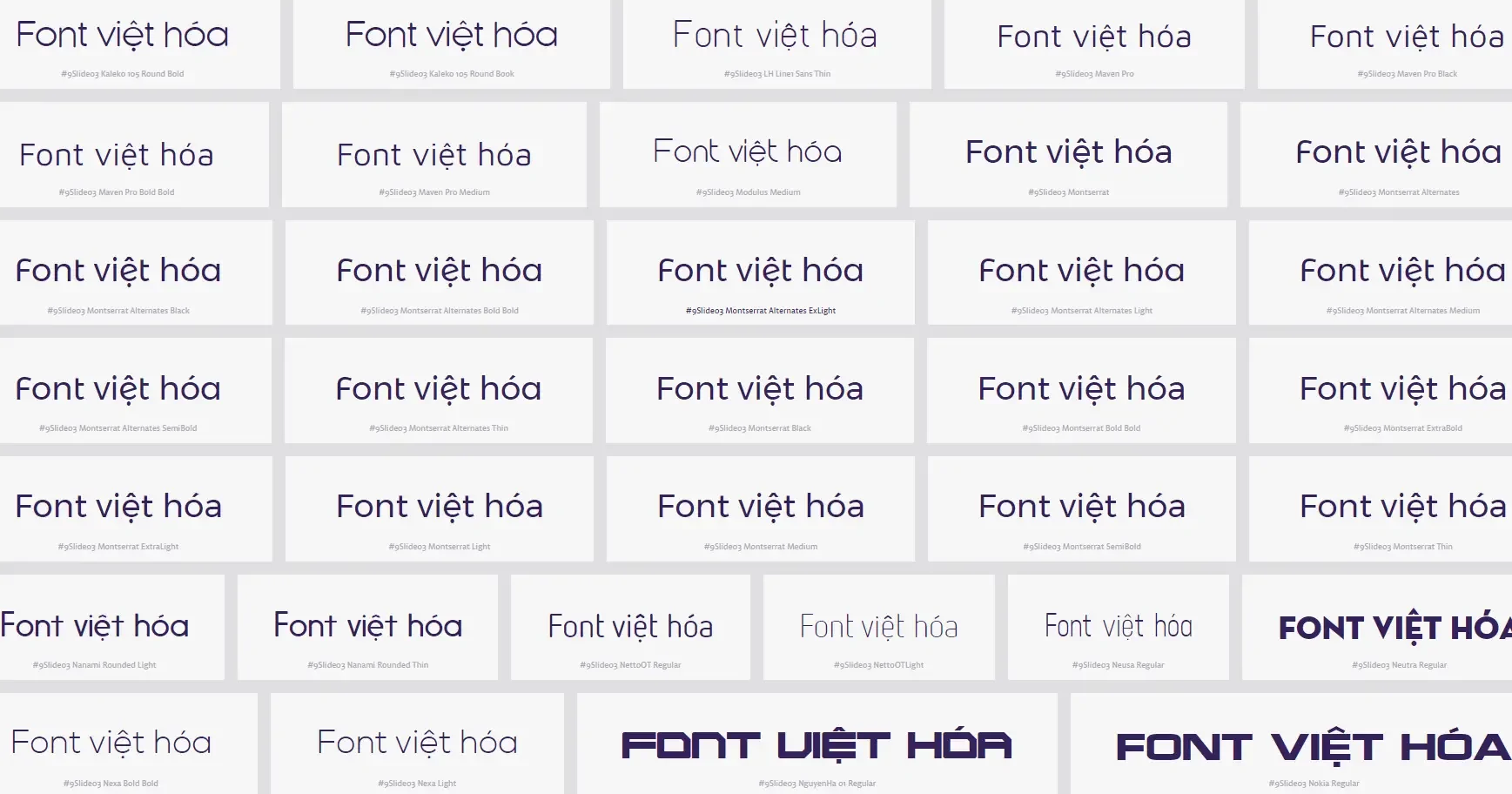 Hình Ảnh Chi Tiết Font Chữ