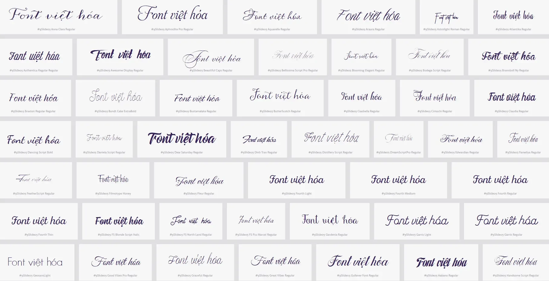 Hình Ảnh Chi Tiết Font Chữ