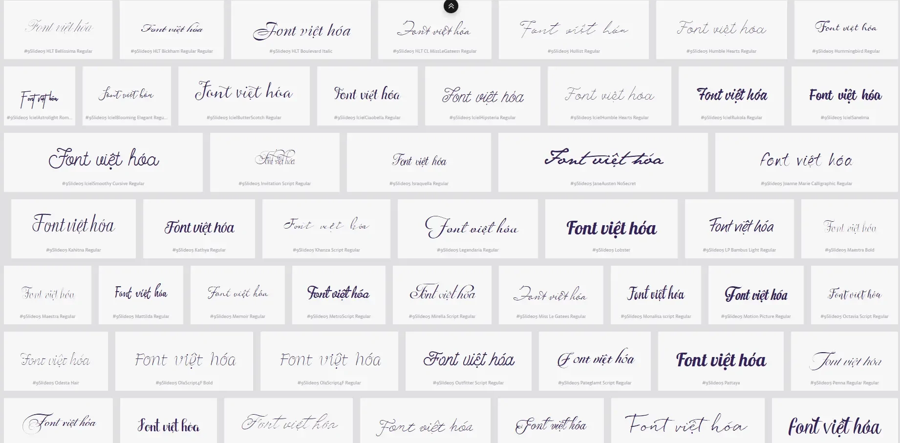Hình Ảnh Chi Tiết Font Chữ