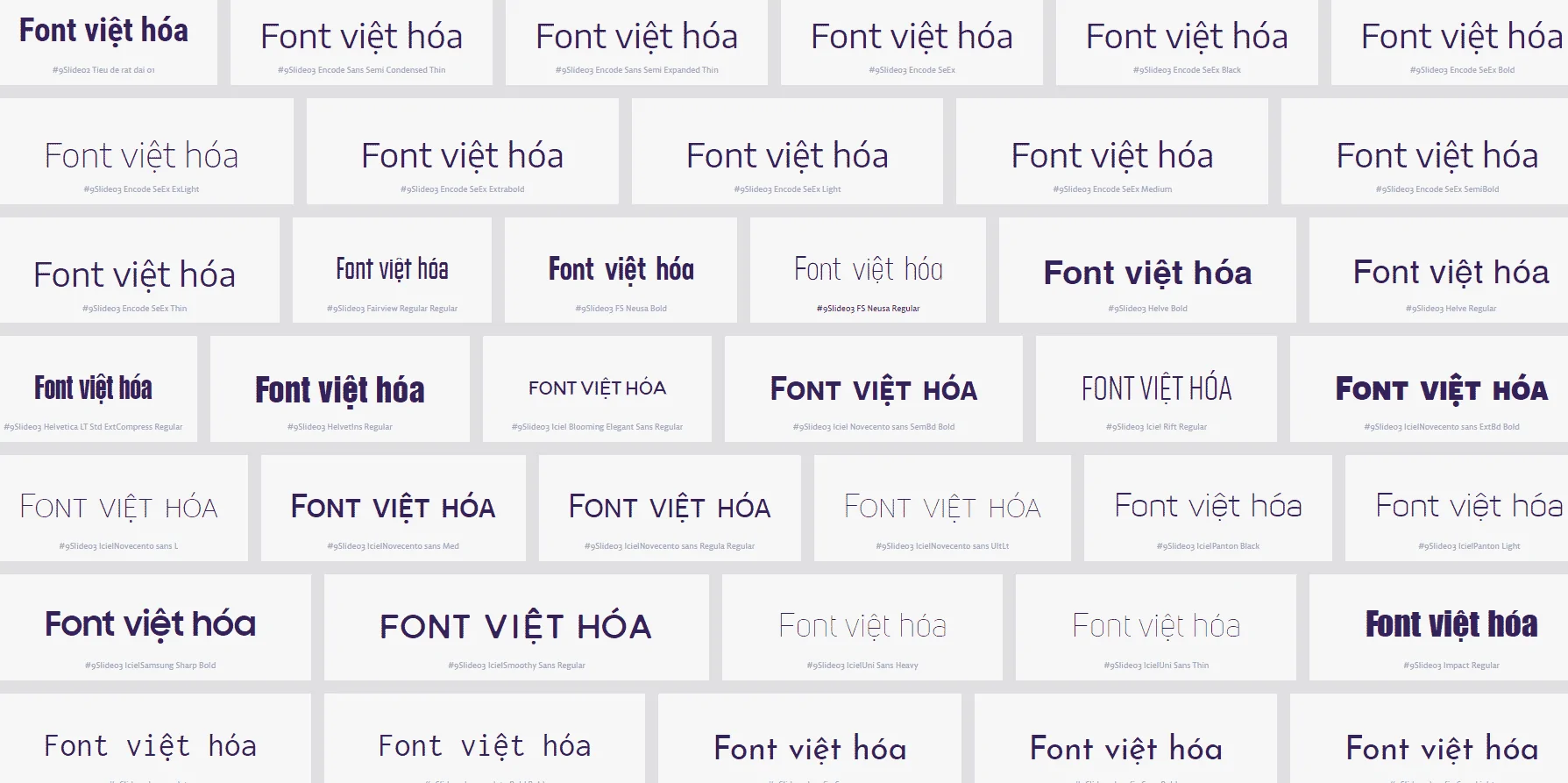 Download Font Việt Hóa Cực Đẹp Miễn Phí