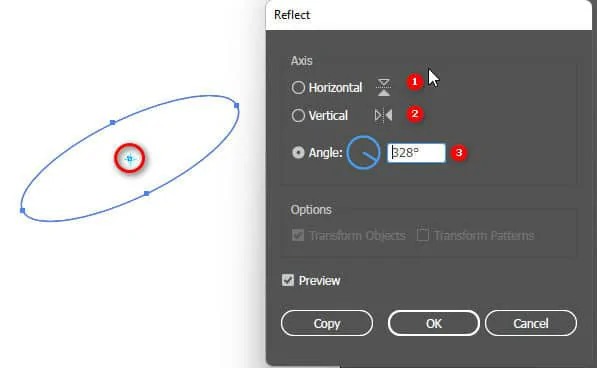 Hướng dẫn sử dụng công cụ Rotate Reflect tool illustrator Công Cụ Rotate &Amp; Reflect Tool Illustrator