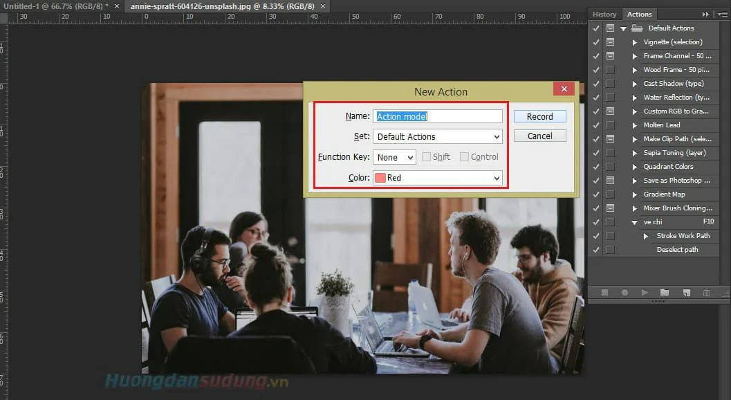 Action Photoshop