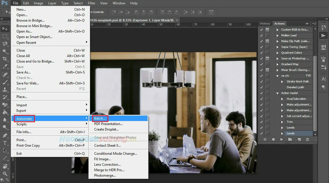 Action Photoshop