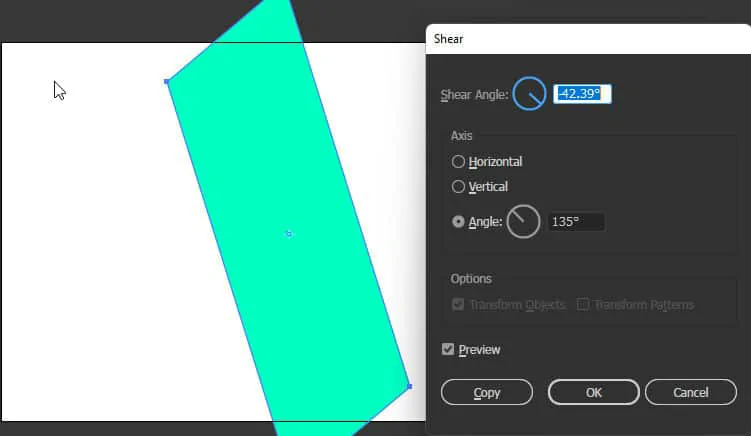 Hướng Dẫn Sử Dụng Công Cụ Shear Tool Illustrator