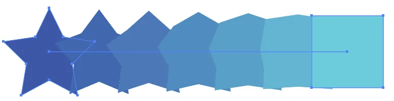 Blend Trong Illustrator