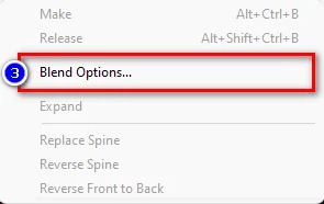 Blend Trong Illustrator