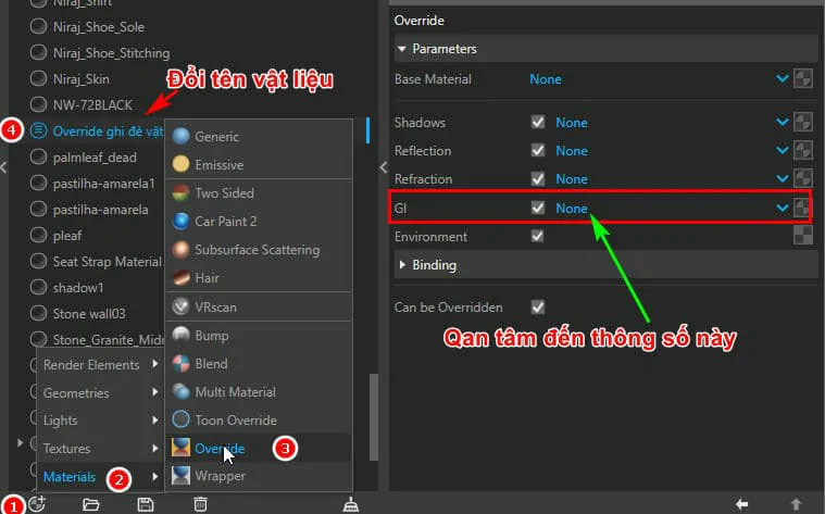 Cách Tạo Vật Liệu Cơ Bản Trong Vray
