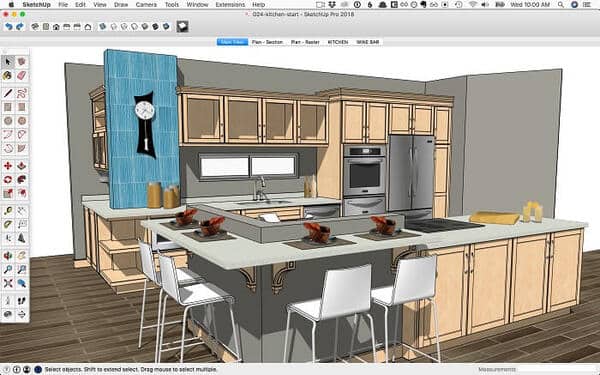 Sketchup là gì? Học Sketchup dễ xin việc không? Giao Diện Phần Mềm Sketchup
