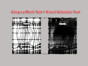 Bước 2: Tạo Lưới Bằng Công Cụ Mesh Tool.