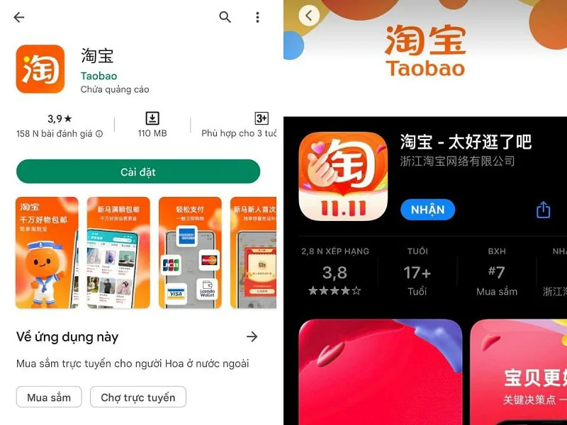 Đăng Nhập Taobao Trên Điện Thoại