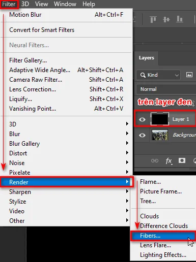 Cách Tạo Mưa Trong Photoshop