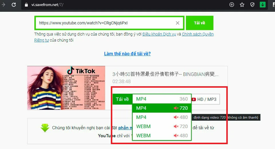 5 Cách Tải Video YouTube chi tiết vô cùng đơn giản và chất lượng nhất Tải Video Youtube Về Bằng Trình Duyệt Web