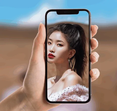 Cách Tạo Màng Hình Điện Thoại Nhìn Xuyên Background Trong Photoshop