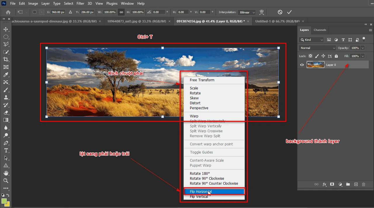Cách tạo background 3D trong Photoshop Cách Tạo Background Dạng 3D Trong Photoshop