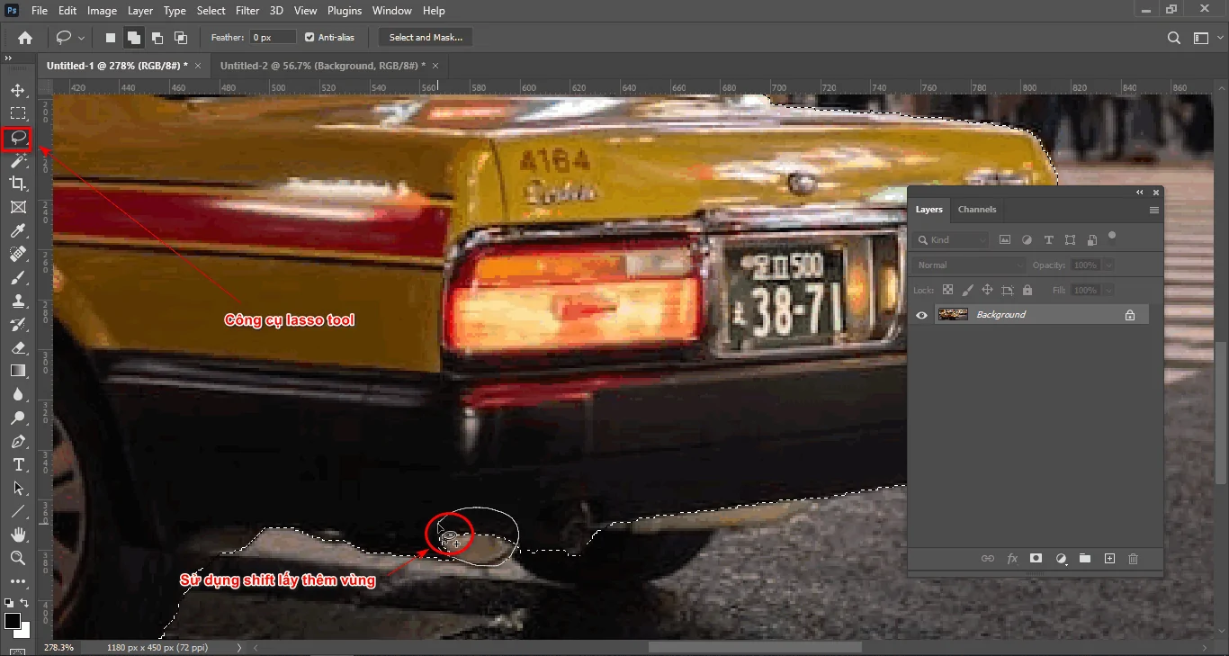 Cách Tạo Hiệu Ứng Tốc Độ Trong Photoshop