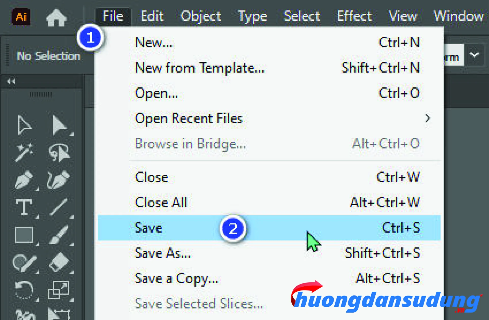 Cách Lưu File Trên Illustrator