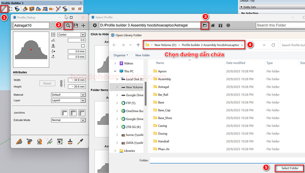 Hướng dẫn sử dụng thư viện phào chỉ profile builder 3 tự động miễn phí Hướng Dẫn Sử Dụng Thư Viện Phào Chỉ Profile Builder 3 Tự Động Miễn Phí