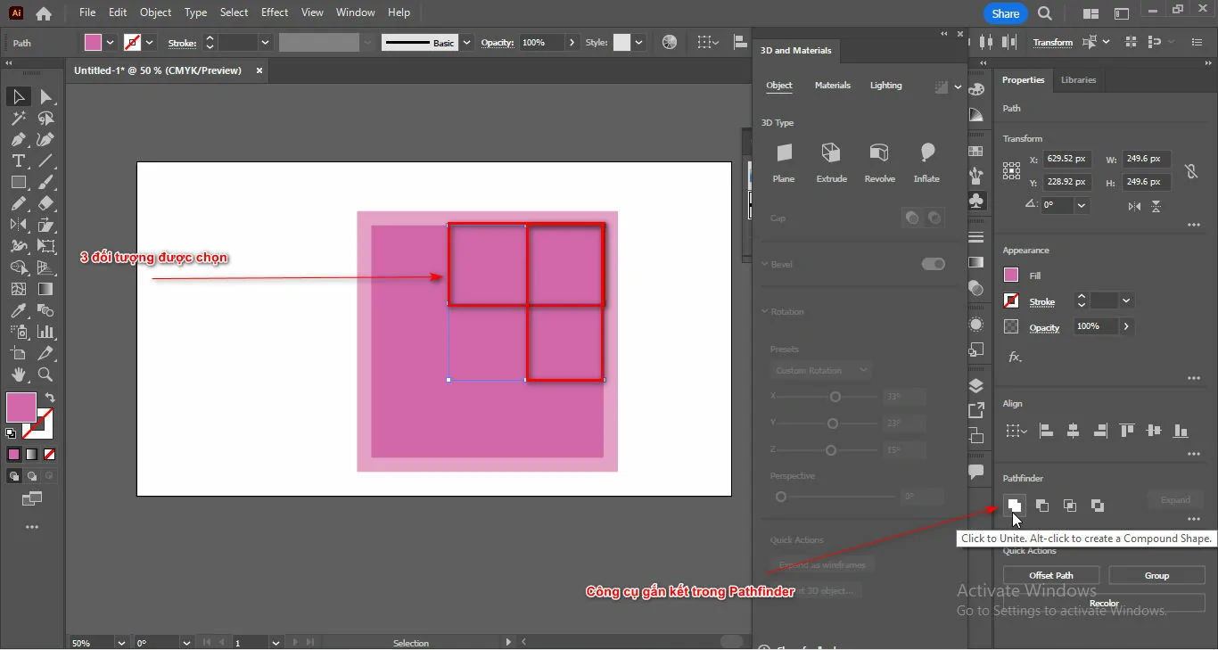 Cách Tạo Bàn Phim 3D Trong Illustrator