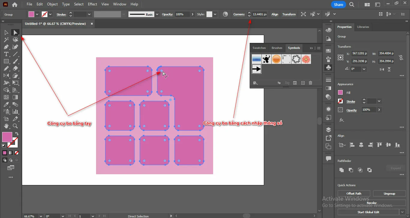 Cách Tạo Bàn Phim 3D Trong Illustrator