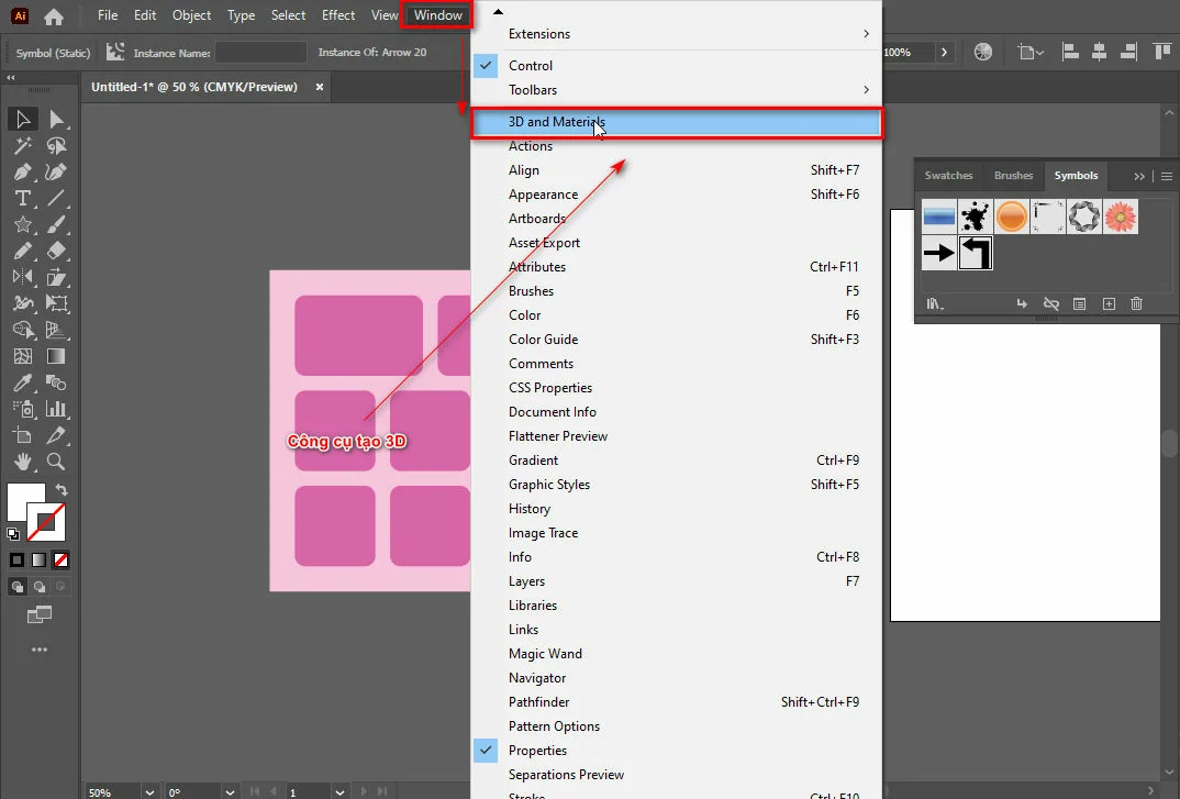 Cách Tạo Bàn Phim 3D Trong Illustrator