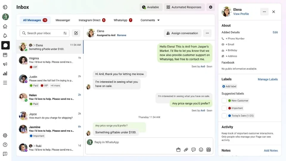 Lợi ích của Business Facebook và cách sử dụng cho hiệu quả Nhắn Tin Với Khách Hàng Thuận Tiện Nhờ Business Facebook