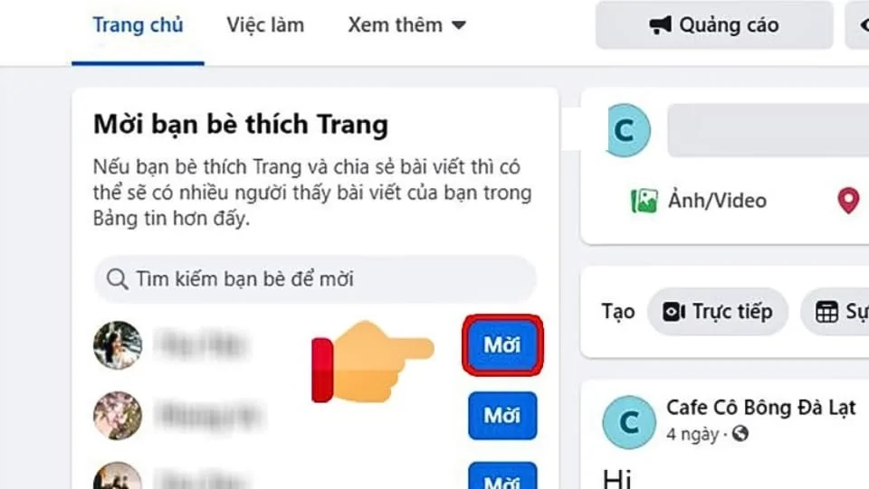 Mời Bạn Bè Thích Trang Fanpage Là Cần Thiết