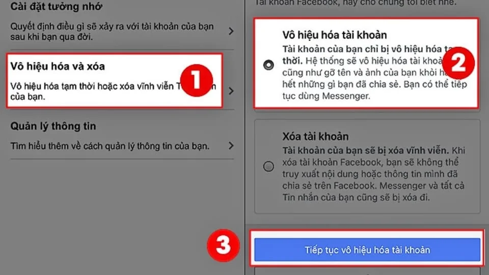 Hướng Dẫn Chi Tiết Cách Vô Hiệu Hóa Tài Khoản Facebook Trên Máy Tính