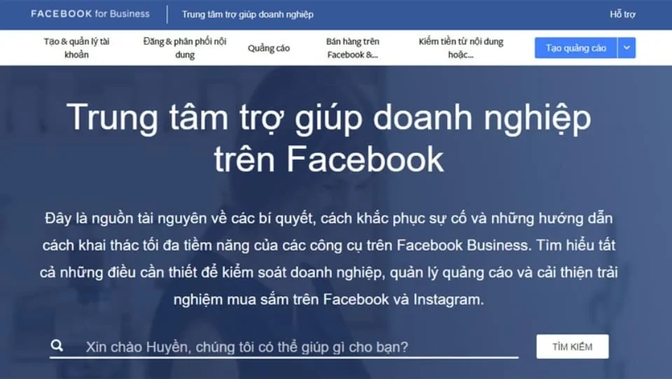 Cách nhờ trung tâm trợ giúp Facebook xử lý các vấn đề liên quan ;Iên Hệ Với Facebook Vào Các Ngày Từ Thứ 2 Đến Thứ 5