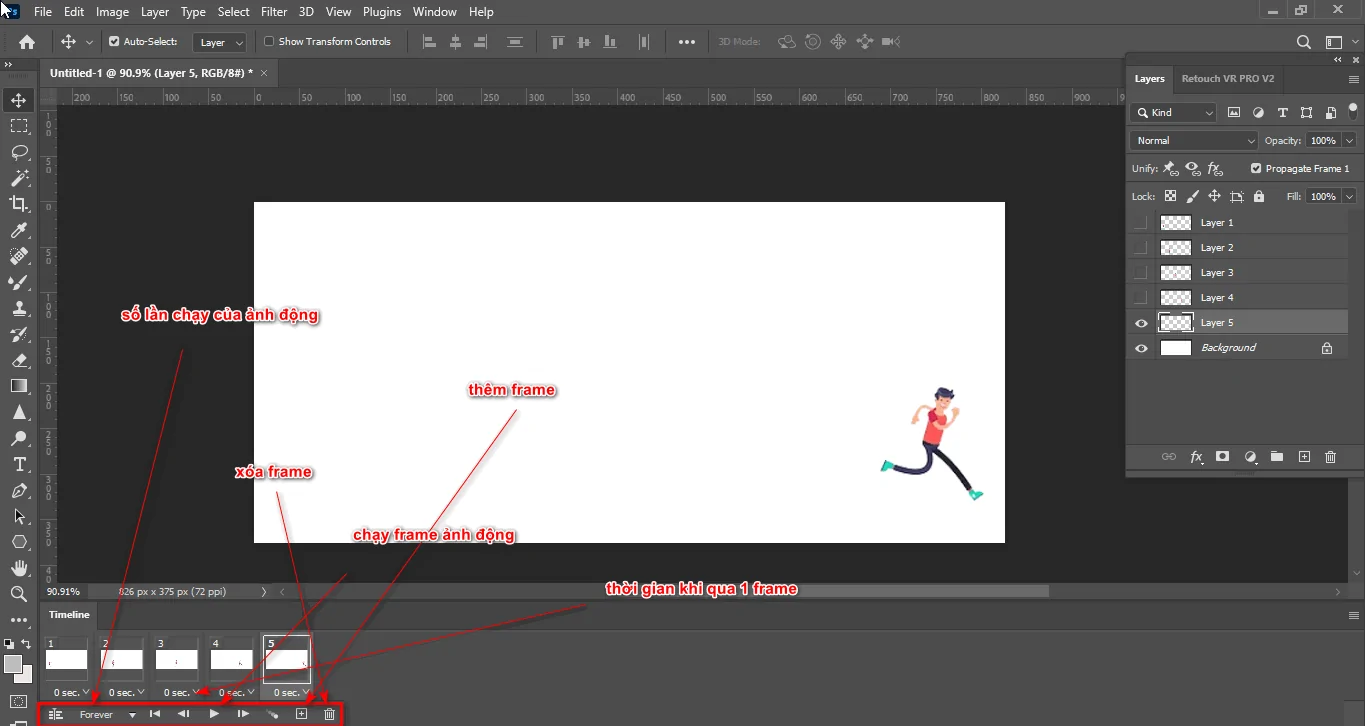 Cách Tạo Ảnh Chuyển Động Trong Photoshop