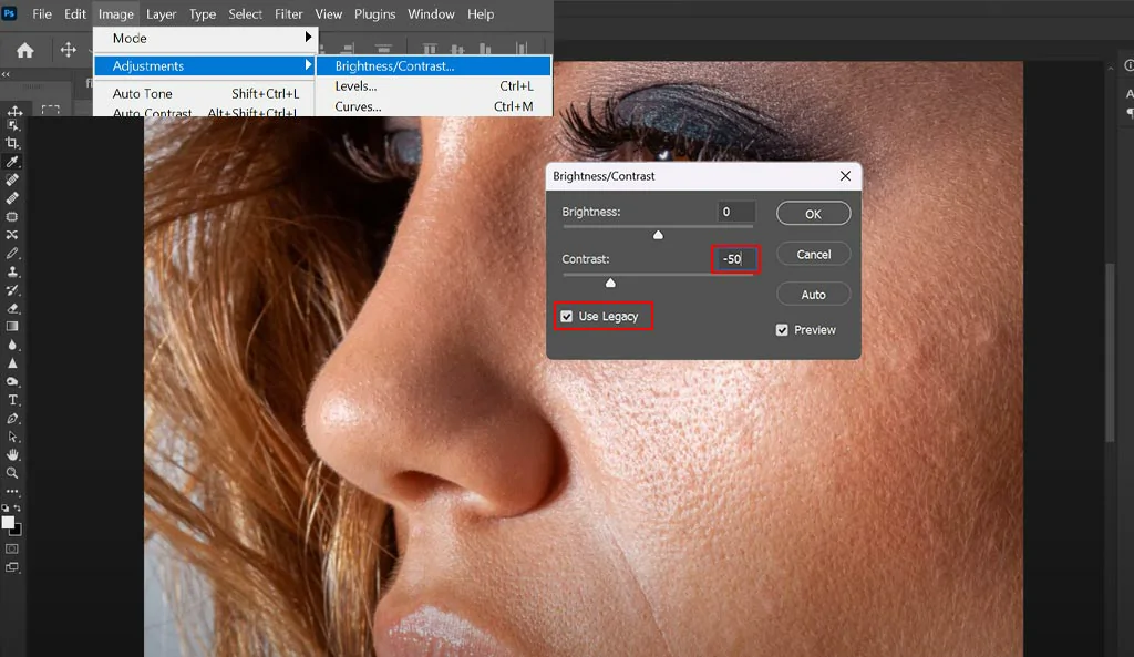 Cách Làm Mịn Da Nâng Cao Trong Photoshop Chi Tiết