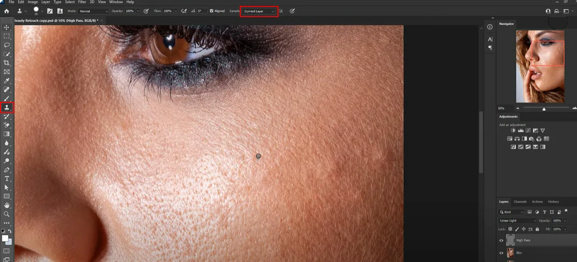 Cách Làm Mịn Da Nâng Cao Trong Photoshop Chi Tiết