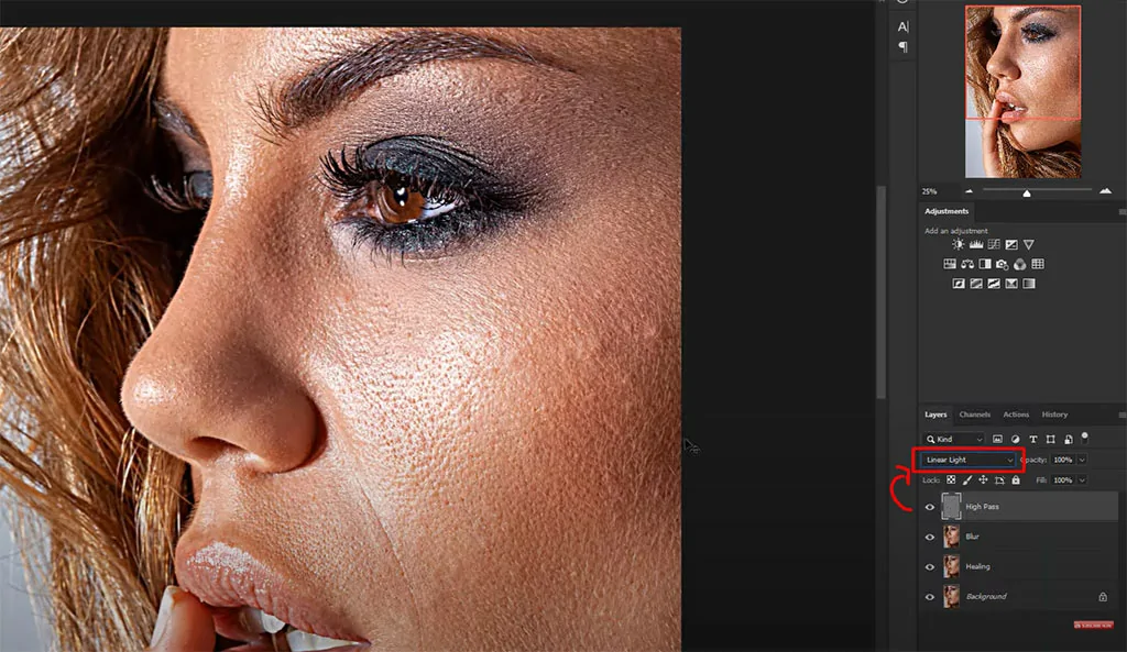 Cách Làm Mịn Da Nâng Cao Trong Photoshop Chi Tiết
