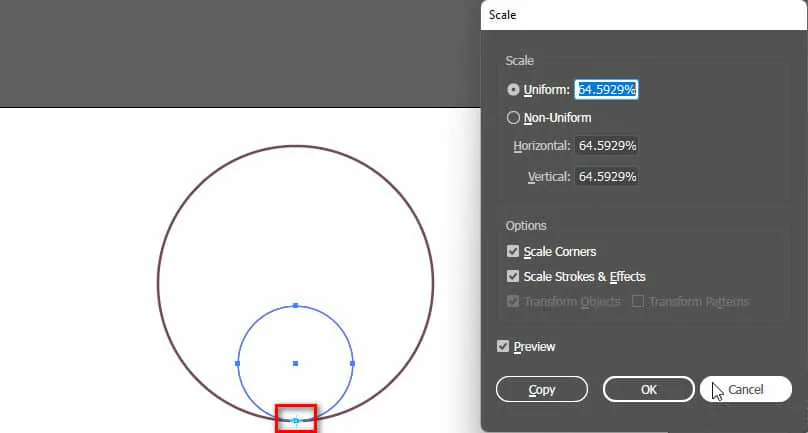 Hướng dẫn sử dụng công cụ Scale tool của illustrator Công Cụ Scale Tool Của Illustrator