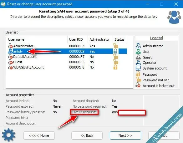 Cách Phá Mật Khẩu Windows Reset Password Windows Mới Nhất