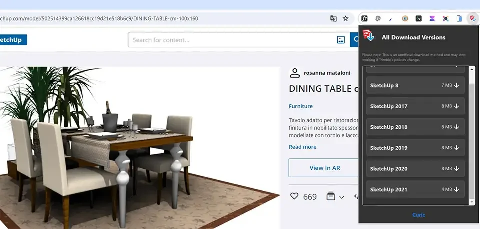 Khắc phục không tải được thư viện 3dwarehouse Sketchup Không Tải Được Thư Viện 3Dwarehouse Sketchup