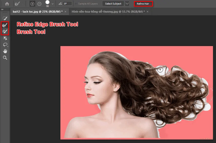 Hướng dẫn tách nền photoshop cực nhanh Tách Nền Photoshop